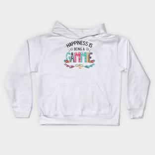Happiness Is Being A Gammie Wildflowers Valentines Mothers Day Kids Hoodie